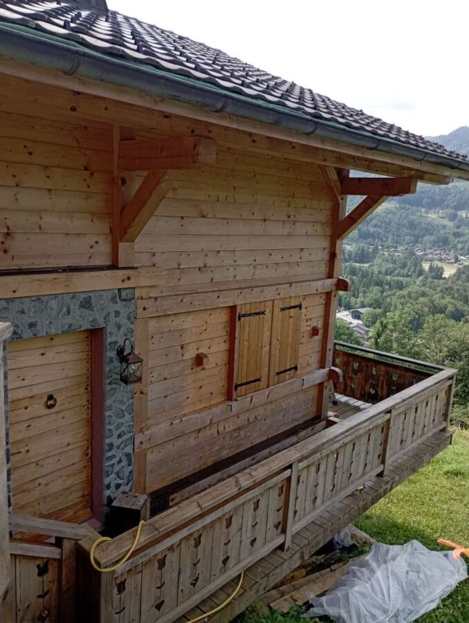 Dégrisage de chalet à Bretenoux