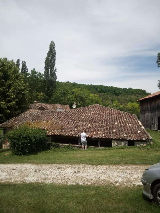 Démoussage de toiture à Bretenoux