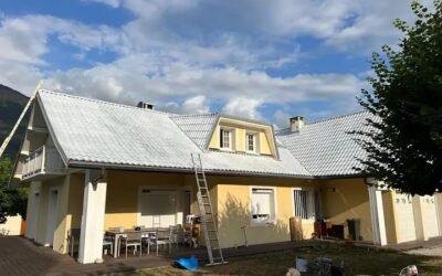 Rénovation de toiture en tôle bac acier